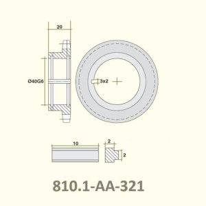 Keyed pinion assembly